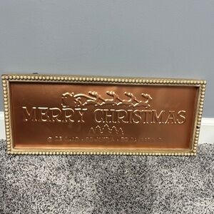 Ashland Bronze Merry Christmas Wall Decor